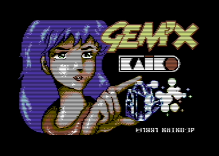 Gem'X (1991) - cover art with Matzke's anime-influenced character design