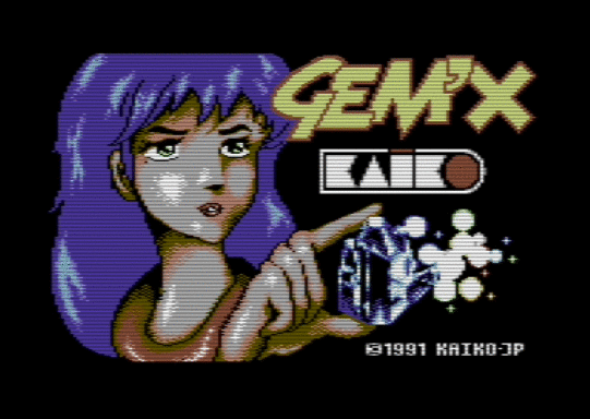 Gem'X animated gameplay showing level progression