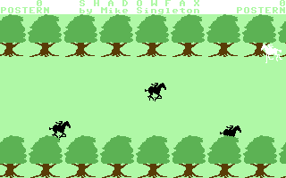 Shadowfax Commodore 64 gameplay screenshot
