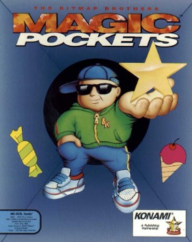 Magic Pockets - box art (Bitmap Brothers)