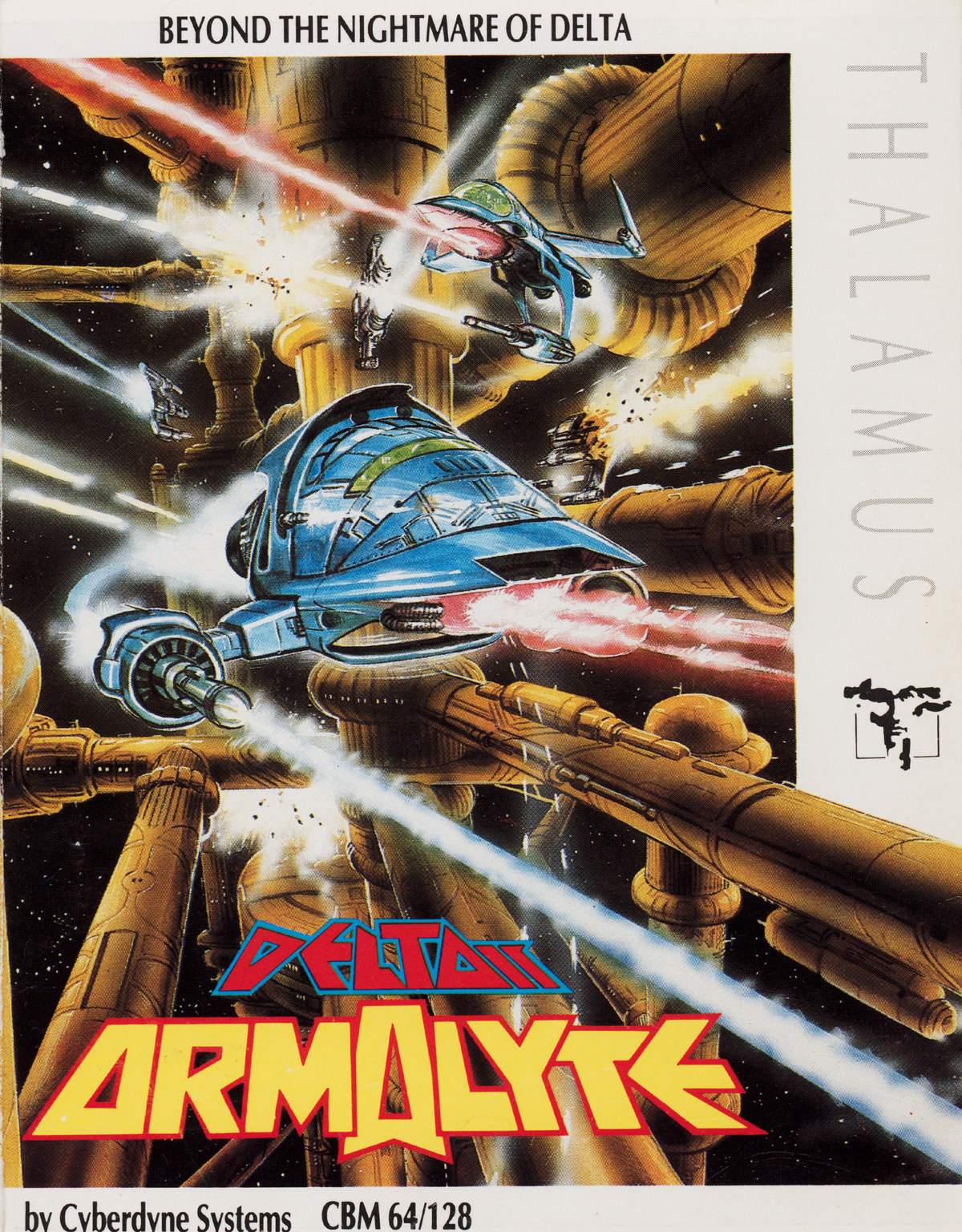 Armalyte - gameplay screenshot, Commodore 64