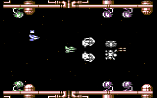 Armalyte - in-game screenshot, Commodore 64