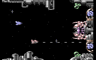 Armalyte - in-game screenshot, Commodore 64