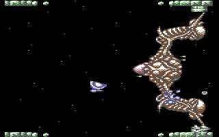 Armalyte - in-game screenshot, Commodore 64