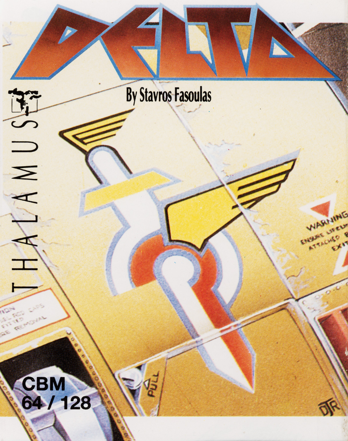 Delta - original Commodore 64 box cover