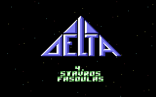 Delta - in-game screenshot, Commodore 64