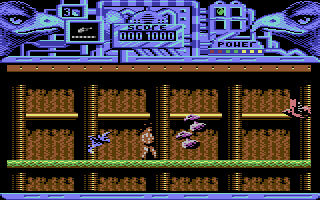 Hawkeye - in-game screenshot, Commodore 64