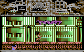 Hawkeye - in-game screenshot, Commodore 64
