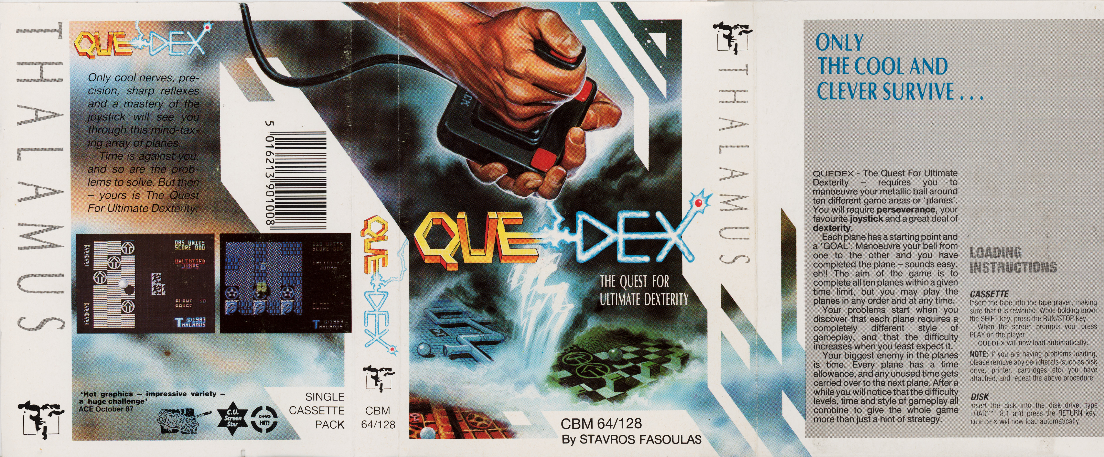 Quedex - cassette inlay front