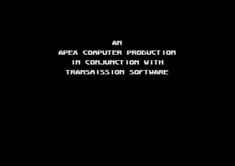 Retrograde - title screen, Commodore 64
