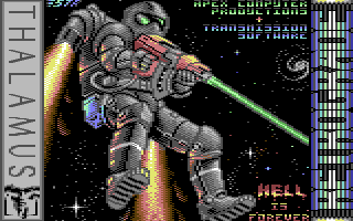 Retrograde - in-game screenshot, Commodore 64