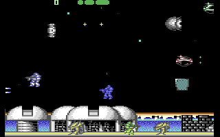 Retrograde - in-game screenshot, Commodore 64