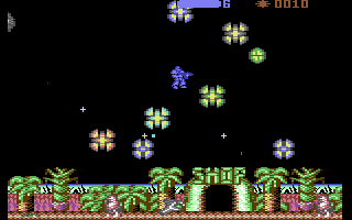 Retrograde - in-game screenshot, Commodore 64