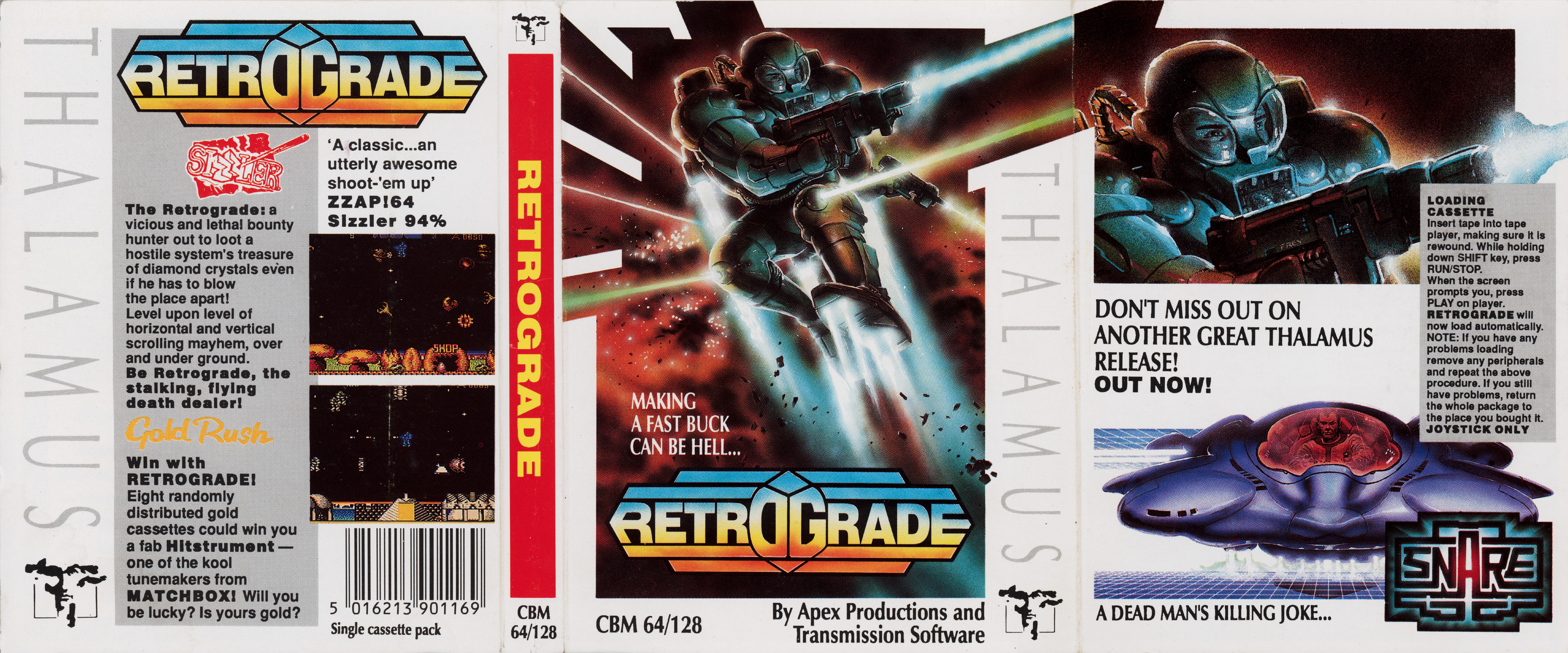 Retrograde - cassette inlay front