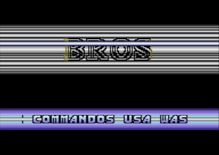 Bionic Commando C64 gameplay screenshot